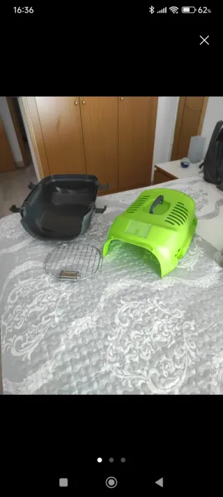 Transportín gato plástico duro