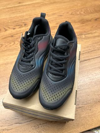 Scarpe Jomix N.38 nere con sfumature colorate