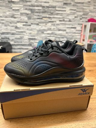 Scarpe Jomix N.38 nere con sfumature colorate