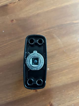 Pomo de puerta negro