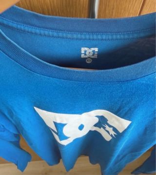 Camiseta DC Manga Larga Azul talla XS