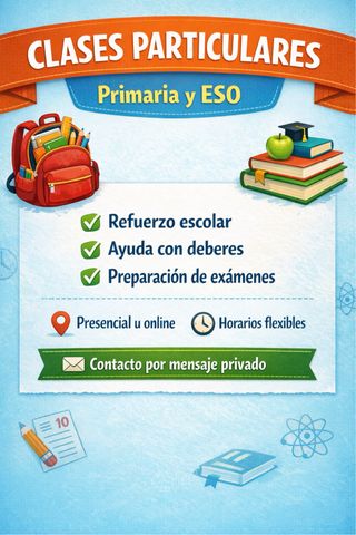 Profesora clases particulares - Seseña