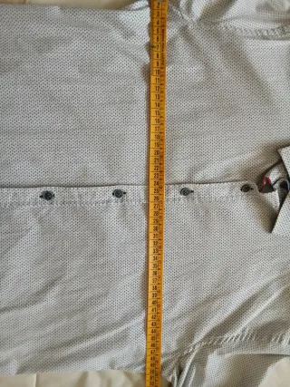 Camisa Pierre Cardin Estampada Azul/Blanco