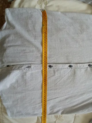 Camisa Pierre Cardin Estampada Azul/Blanco