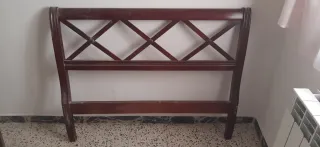 Cabecero y piecero de madera