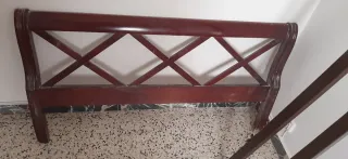 Cabecero y piecero de madera