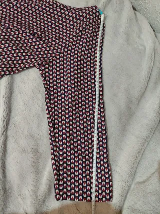 Blusa Estampado Geométrico Talla L - Made in Italy