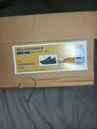 Zapatillas Asics Negras