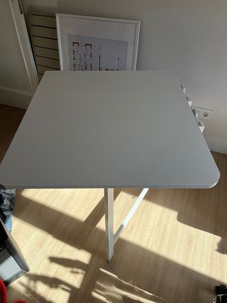 Tavolo da pranzo pieghevole NORDEN bianco