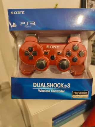 Controller Wireless Dualshock PS3 Rosso Nuovo