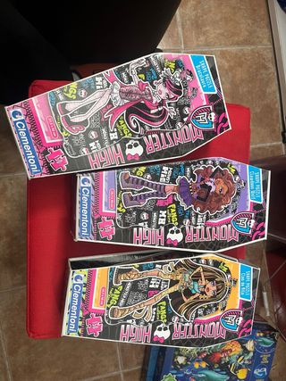 3 Puzzles Monster High Ataúd Clementoni