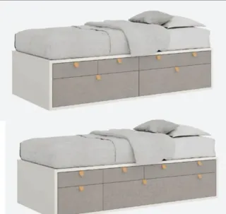CAMA COMPACTA DE 8 CAJONES RMBO
