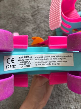 Patines niña T25-32 ajustables