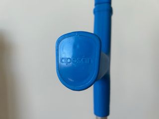 Muletas azules ajustables