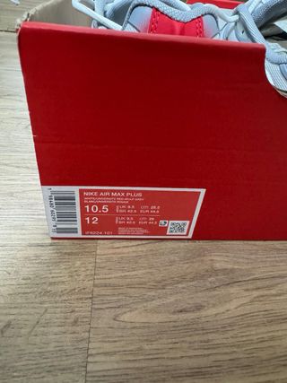 Zapatillas Nike Air Max Plus Rojas y Blancas