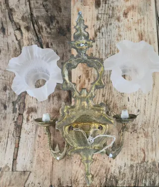 Aplique Vintage con tulipas