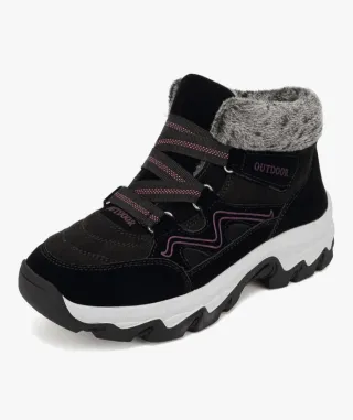 Botas de invierno, apta para la nieve.