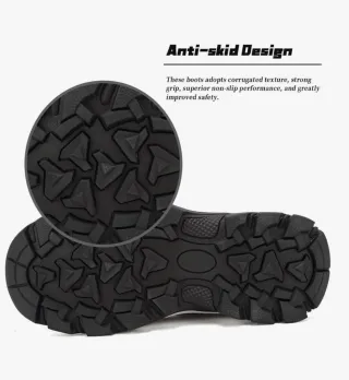 Botas de invierno, apta para la nieve.