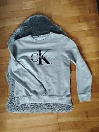 Sudadera Calvin Klein Jeans Gris