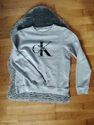 Sudadera Calvin Klein Jeans Gris