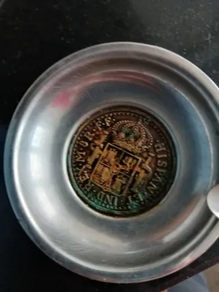 Cenicero militar antiguo