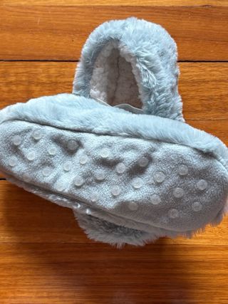 Zapatillas Oysho Bailarina Azul y Blanco