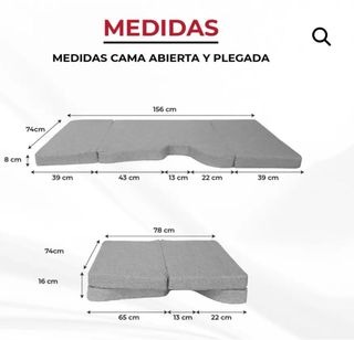 Colchón Plegable camper
