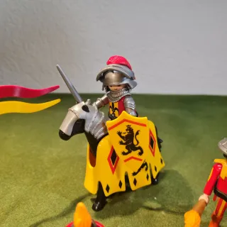 Playmobil Caballeros con Catapulta y Soldados