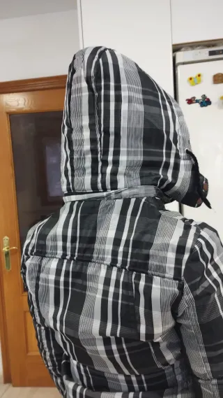 Anorak cuadros mujer