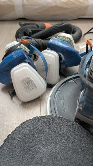 Lijadora Jirafa Dexter con Aspirador