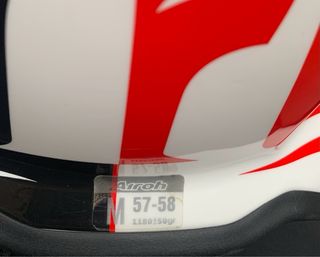 Casco Airoh Enduro Cross Blanco Rojo