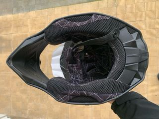 Casco Airoh Enduro Cross Blanco Rojo