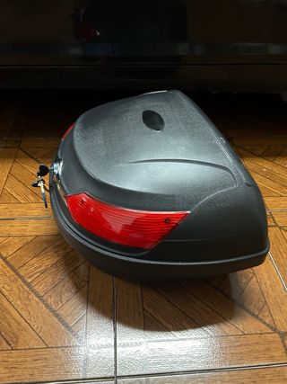 Maleta para moto negra