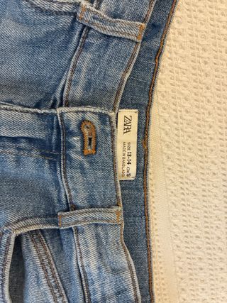 Pantalón corto vaquero Zara azul 13/14