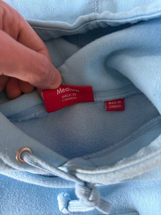 Felpa Supreme Box Logo Bandana Blu