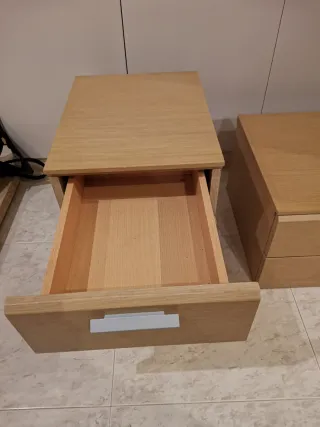 Mesitas de noche de madera