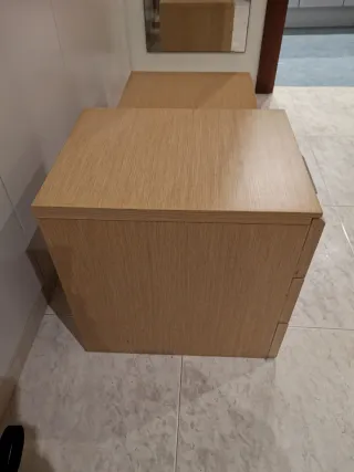 Mesitas de noche de madera