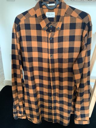 Camisa de cuadros talla 3m