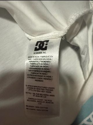Camiseta hombre DC talla M