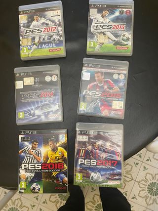 Lotto 6 giochi PS3 PES