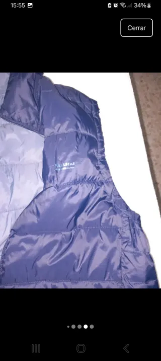 Chaleco Pull & Bear Azul Marino talla L