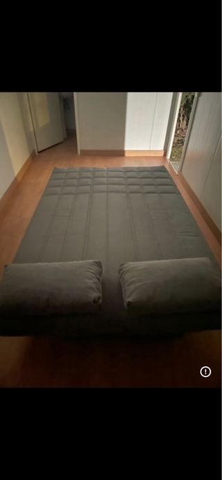 Sofá Cama Gris con Canapé