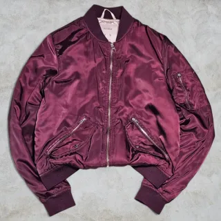 Bomber Pull&Bear Morado Talla M
