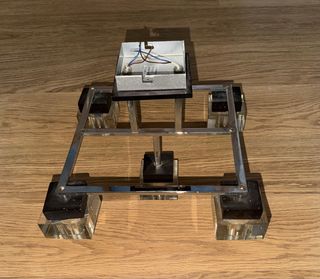 Lámpara LED Salón Cristal y Metal