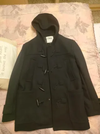 Trenca Zara Hombre Talla M Negra