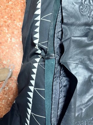 Mini falda Zara piel genuina