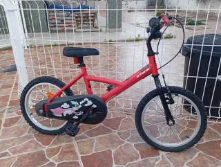 Bici infantil roja 5 años