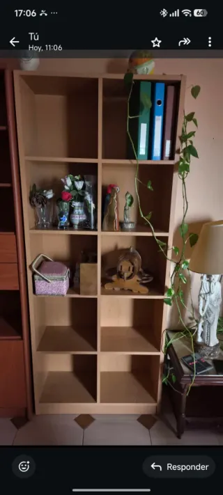 Estantería modular de madera