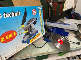 Sierra de mesa ingletadora 2 en 1