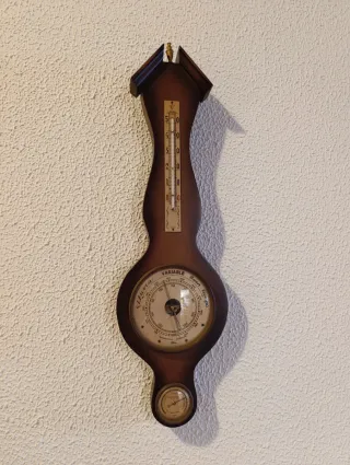 Barómetro y Termómetro de Pared